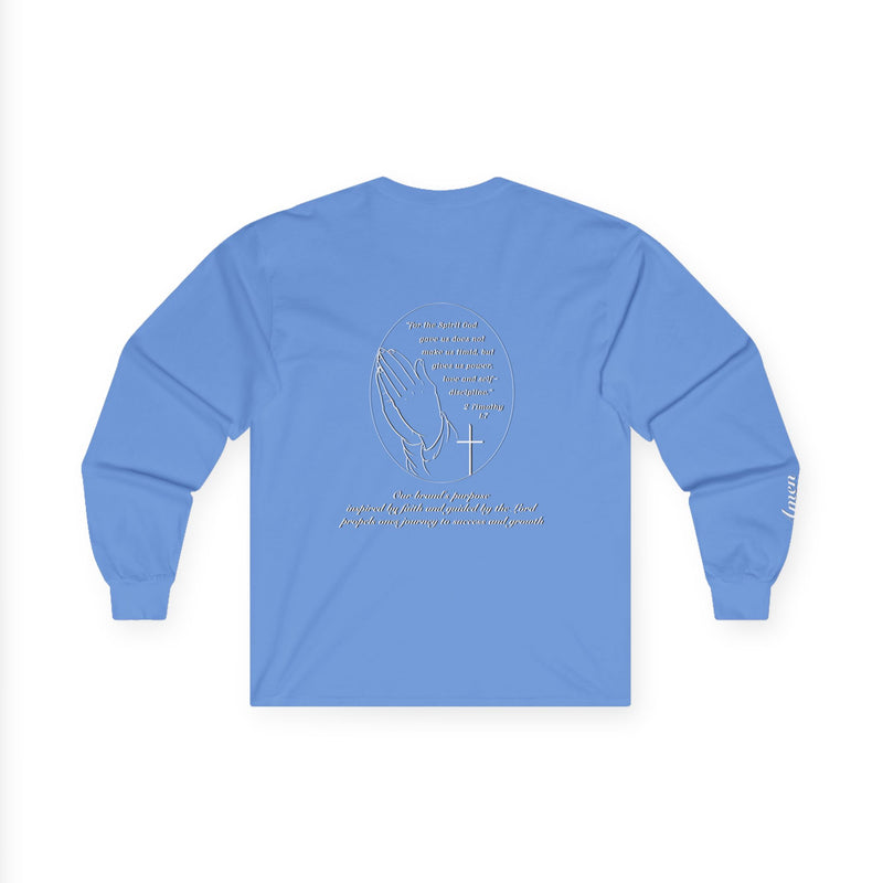 "Faith" Edition - Cotton Long Sleeve Tee 2 Timothy 1:7