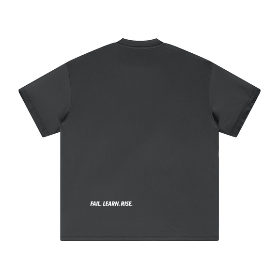 rtc,reborn to conquer,heavy tee,winter drop,fail learn rise,essential tee,heavyweight cotton,streetwear,earth tone tee,unisex tee