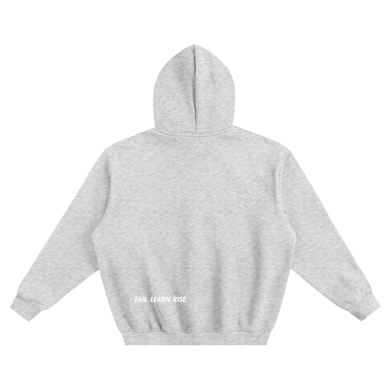 Reborn To Conquer,RTC,Winter Drop Collection,Fail Learn Rise,Motivational Streetwear,Inspirational Clothing,Hoodie,Sweatshirt,Fleece Apparel,Streetwear Casual