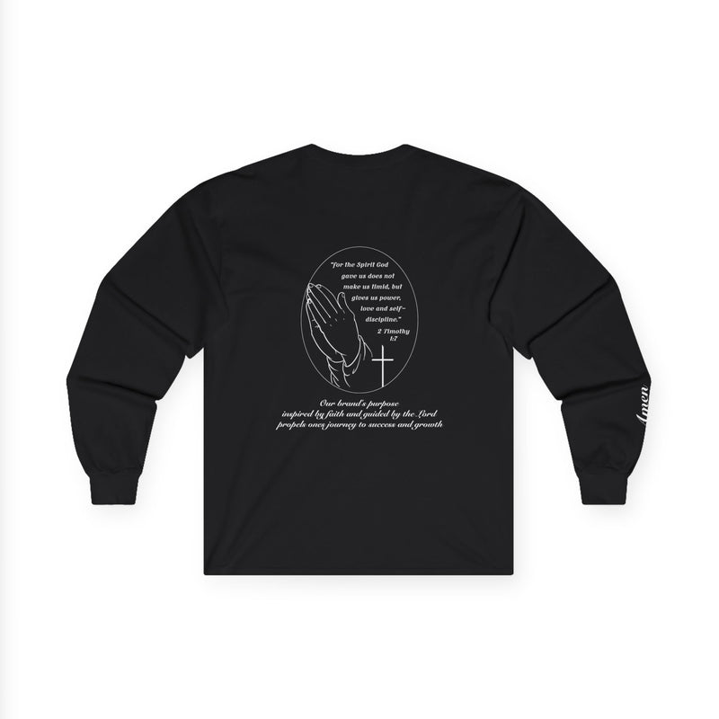"Faith" Edition - Cotton Long Sleeve Tee 2 Timothy 1:7