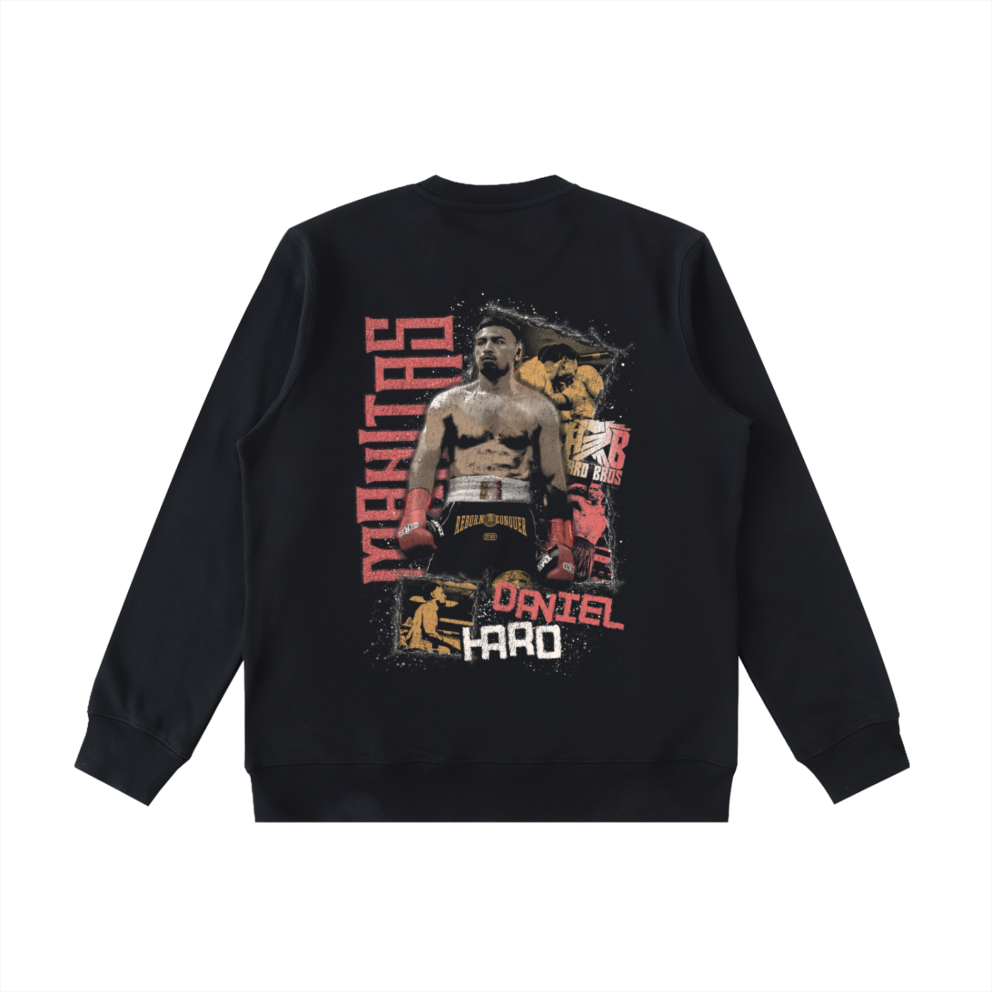 Daniel Haro Crewneck,Manitas de Piedra Crewneck,Haro Brothers Crewneck,Boxing Crewneck Sweatshirt,RTC x Haro Crewneck,Athlete Merch Crewneck,Fight Apparel Crewneck