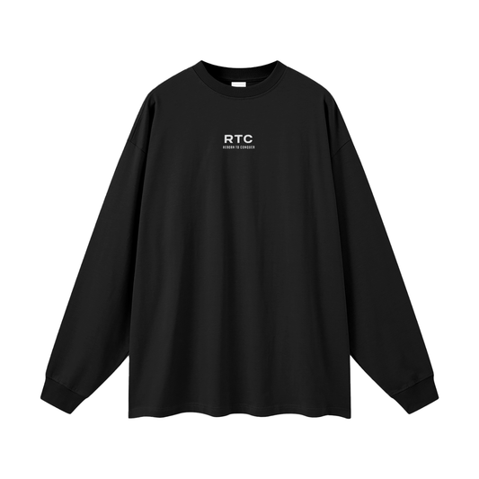 Reborn To Conquer,RTC,Limited Edition,Long Sleeve Tee,Streetwear Tee,Chosen By God,Lightweight Long Sleeve,Large Print Tee