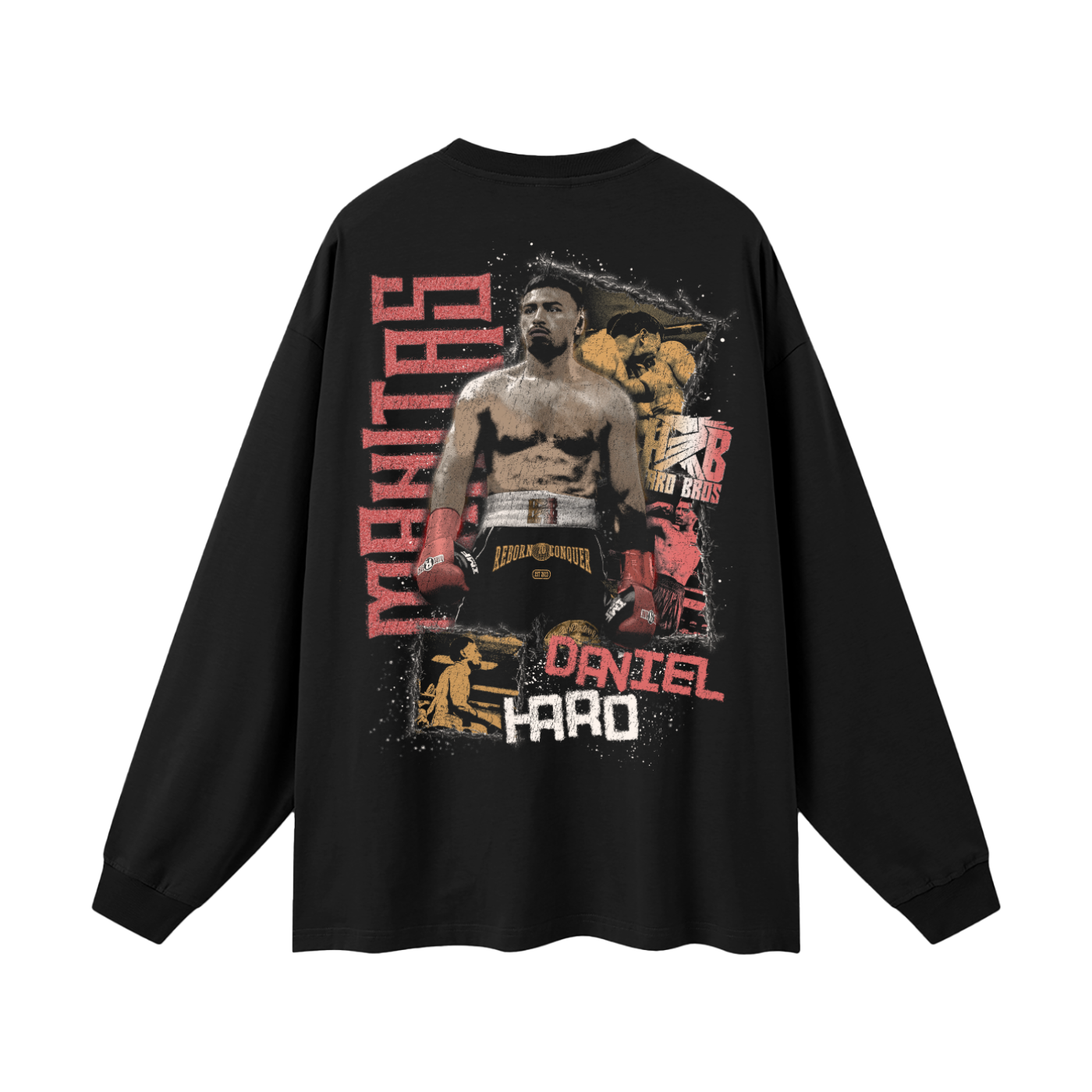 Daniel Haro Long Sleeve,Manitas de Piedra Long Sleeve,Manitas Haro Long Sleeve,Haro Boxing Long Sleeve,Fighter Long Sleeve,Boxing Long Sleeve,RTC Long Sleeve,RTC x Haro Long Sleeve