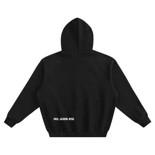 Reborn To Conquer,RTC,Winter Drop Collection,Fail Learn Rise,Motivational Streetwear,Inspirational Clothing,Hoodie,Sweatshirt,Fleece Apparel,Streetwear Casual