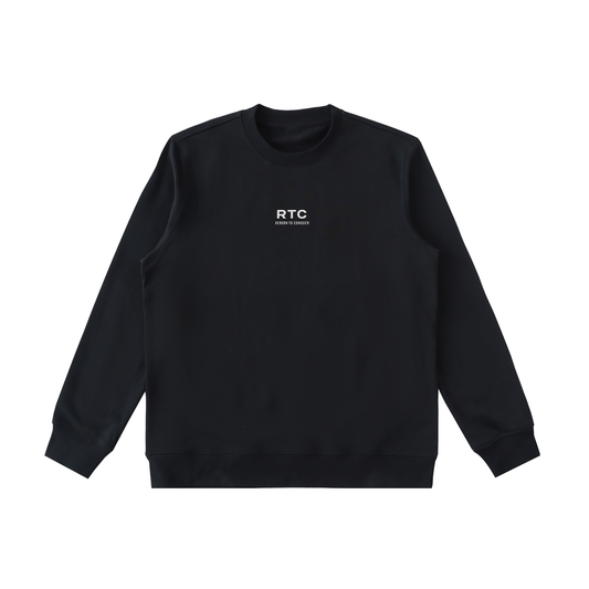 unisex crewneck,cotton blend crewneck,streetwear crewneck,fall crewneck,comfortable crewneck,rtc fighter merch,reborn to conquer,mma merch,athlete apparel