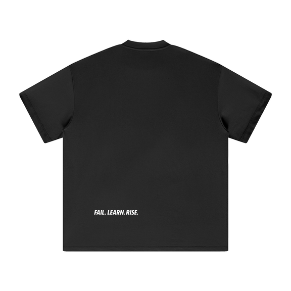 rtc,reborn to conquer,heavy tee,winter drop,fail learn rise,essential tee,heavyweight cotton,streetwear,earth tone tee,unisex tee