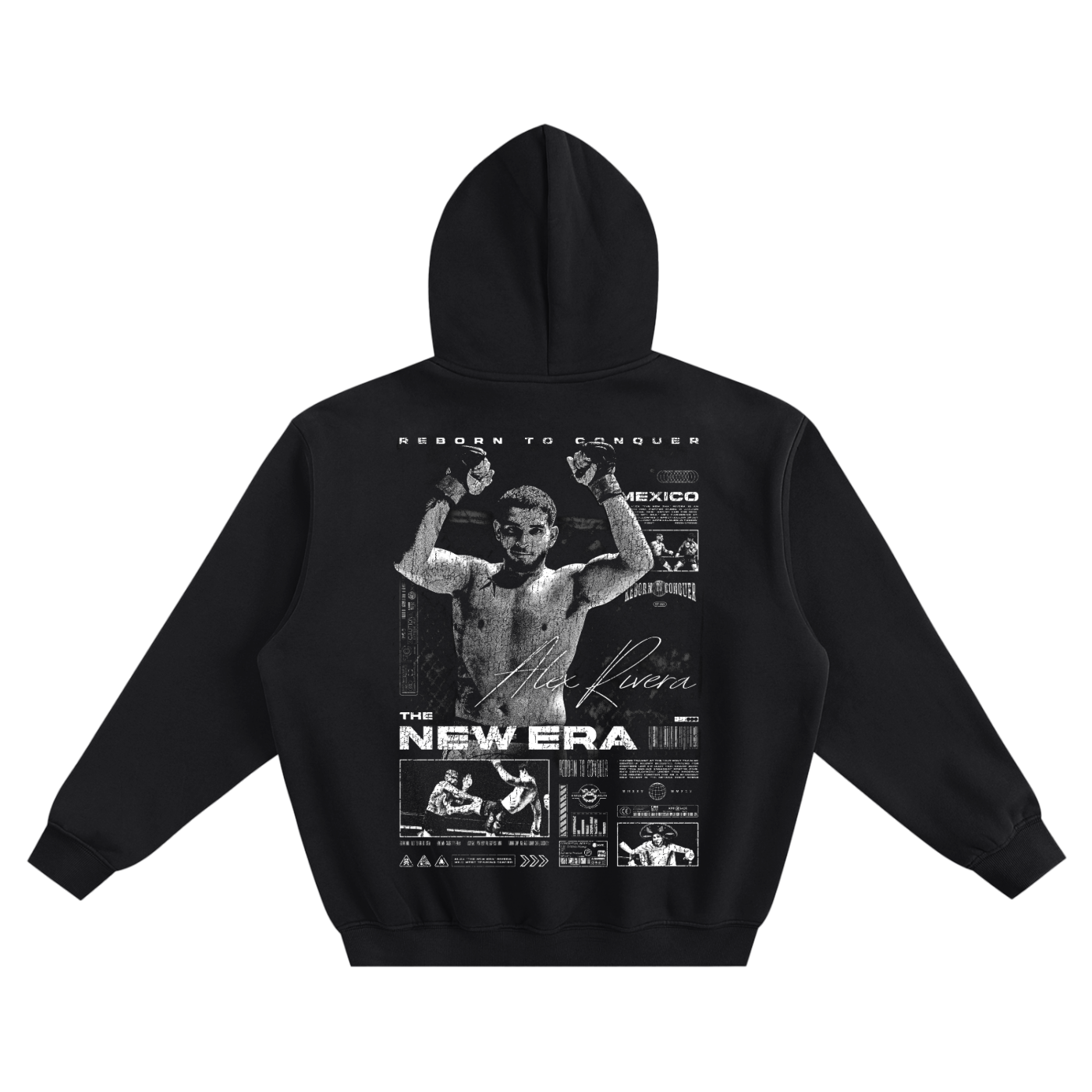 Reborn To Conquer,RTC,Limited Edition,Fleece Hoodie,Cotton Blend Hoodie,Streetwear Hoodie,Long Sleeve Hoodie,Loose Fit Hoodie,Streetwear Casual,Chosen By God
